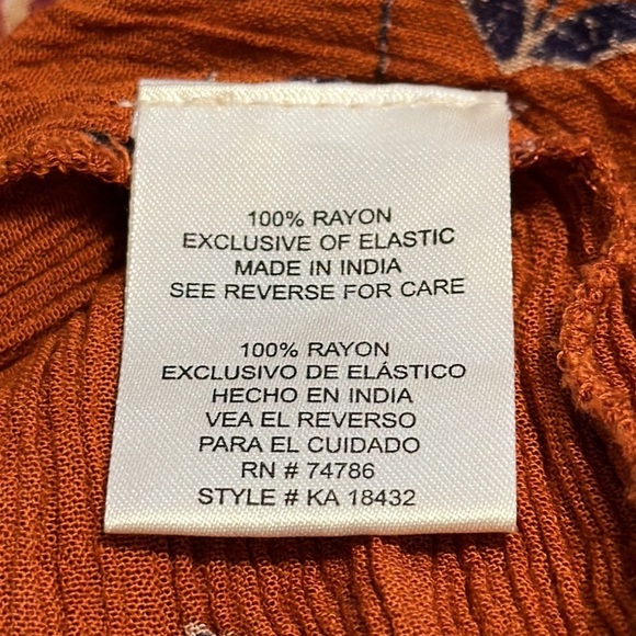 Altar’d State Merida Floral Smocked Off The Shoulder Maxi Dress Small #KA18432 - Picture 11 of 12